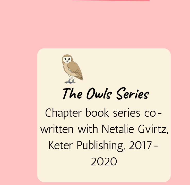 The Owls Series - Keter Publishing, 2017-2020